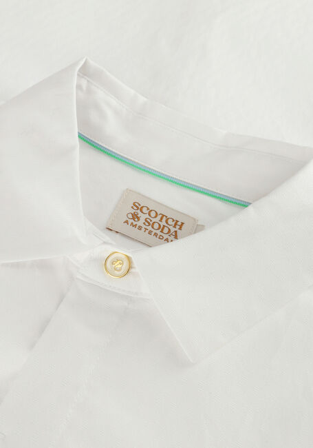 Witte SCOTCH & SODA Klassiek overhemd SLIM FIT-LONG SLEEVE DRESSED SHIRT - large
