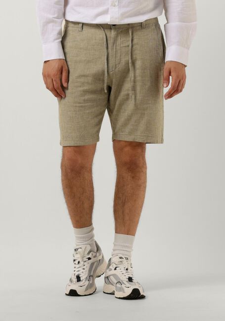 Olijf SELECTED HOMME Korte broek SLHCOMFORT-BRODY LINEN SHORTS - large