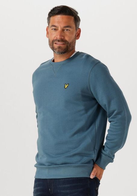 Blauwe LYLE & SCOTT Trui CREW NECK SWEATSHIRT - large