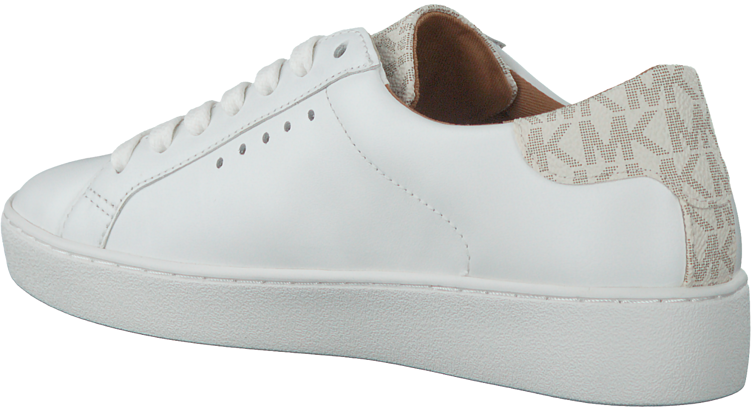 witte michael kors sneakers irving lace up