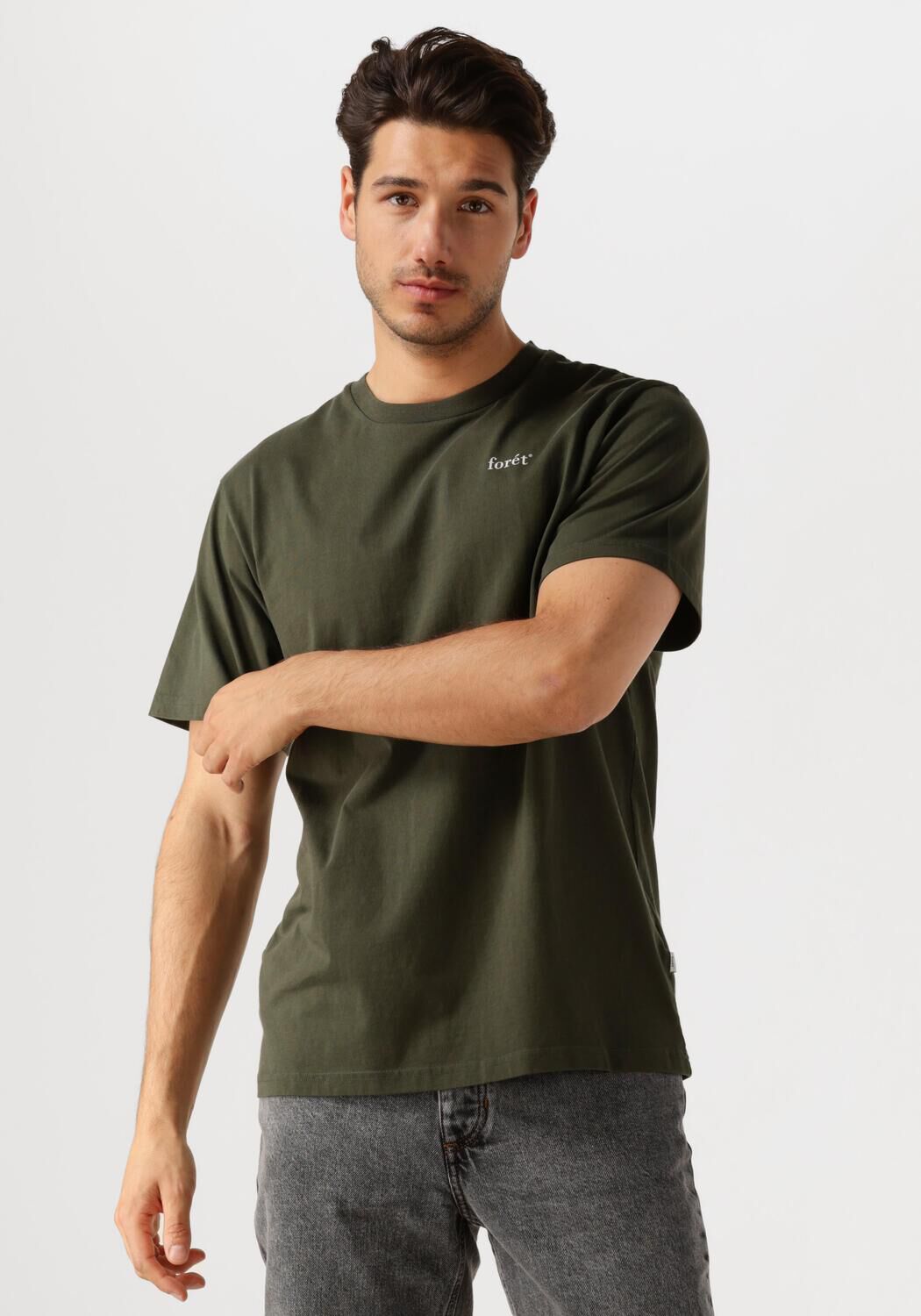 FORÉT Forét Heren Polo's & T-shirts Ocean T-shirt Groen