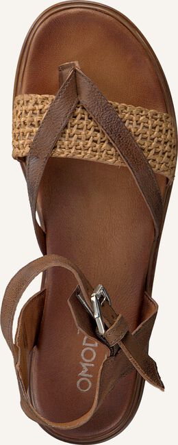 Cognac OMODA Platte sandalen M05058 Cognac OMODA Platte sandalen M05058 - large
