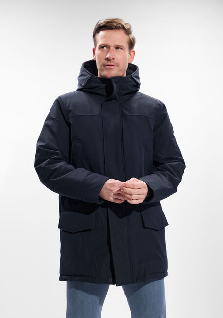Donkerblauwe AIRFORCE Jassen SNOW PARKA - large