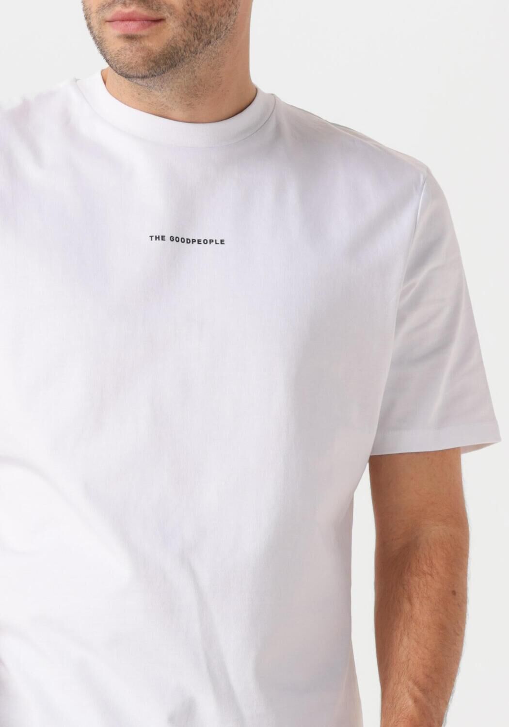 THE GOODPEOPLE Heren Polo's & T-shirts Tphoto Wit