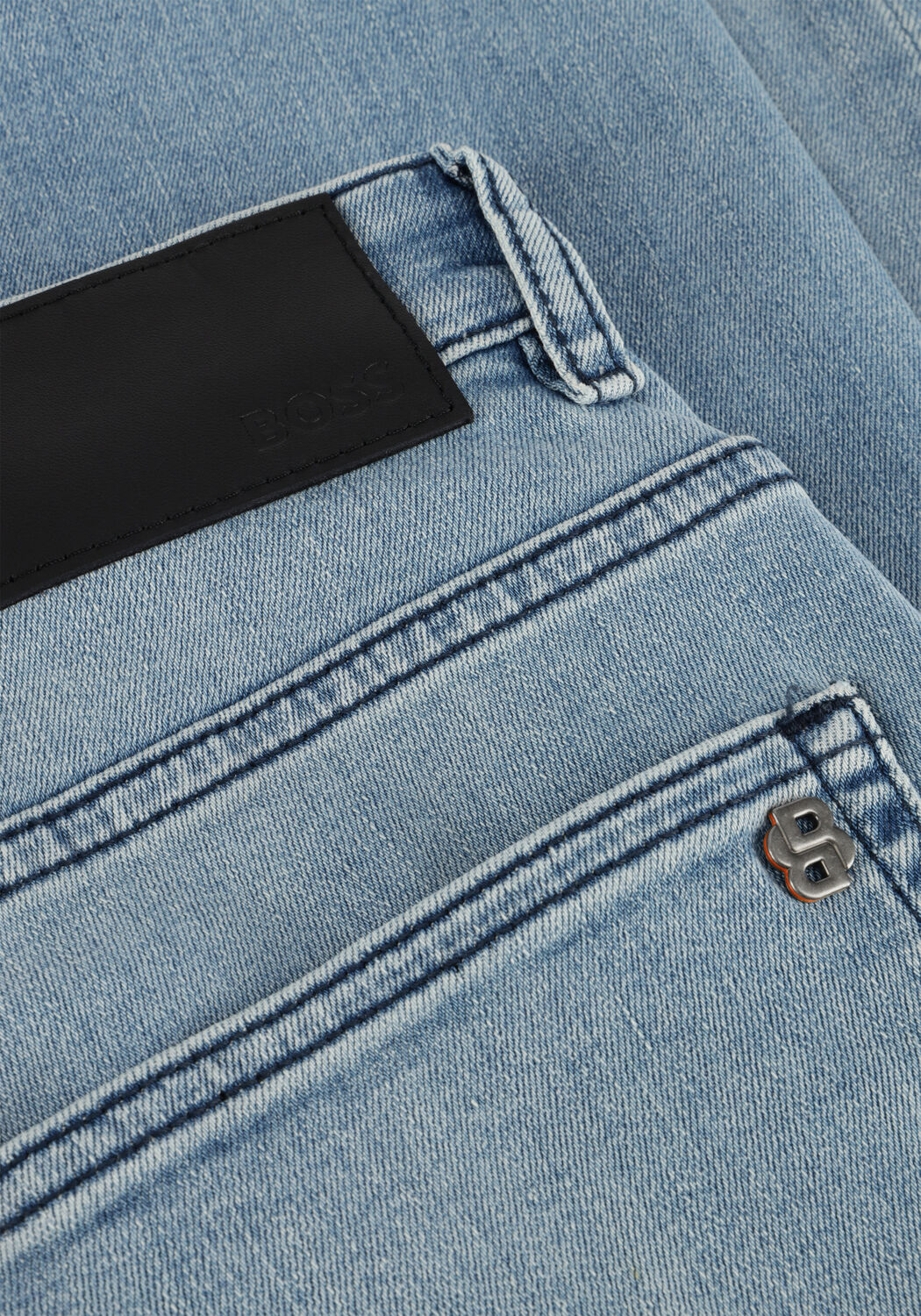 Lichtblauwe BOSS ORANGE Straight leg jeans DELAWARE BO - large