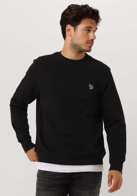 Zwarte PS PAUL SMITH Sweater MENS REG FIT SWEATSHIRT ZEBRA - large