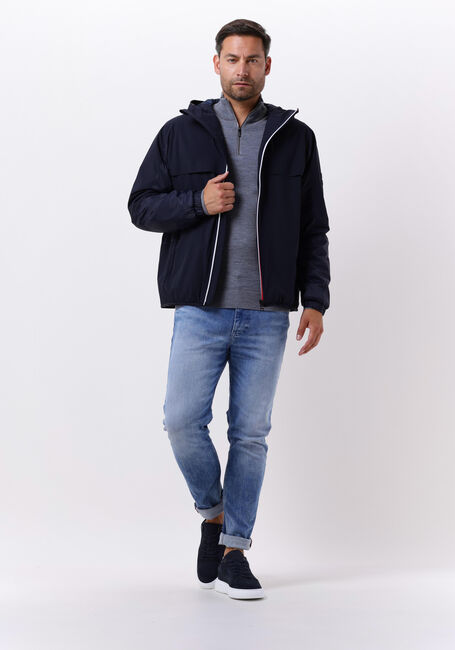 Grijze CALVIN KLEIN Trui MERINO QUARTER ZIP - large