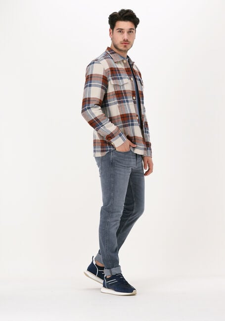 Multi CAST IRON Overshirt LONG SLEEVE SHIRT BIG YARN DYE - large