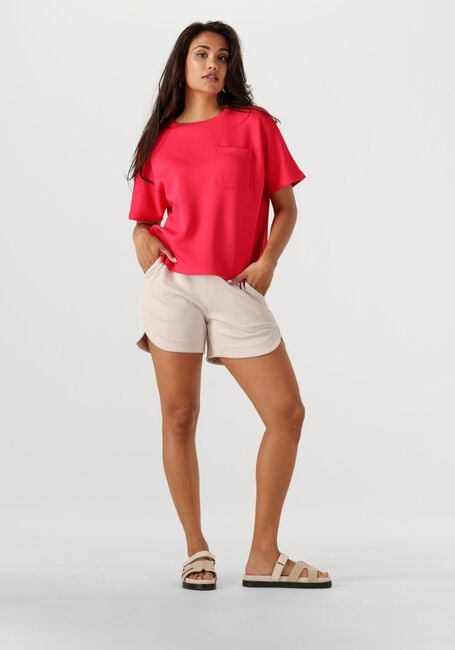 Rode MSCH COPENHAGEN Top MSCHHARISSA IMA Q SS SWEATSHIRT - large