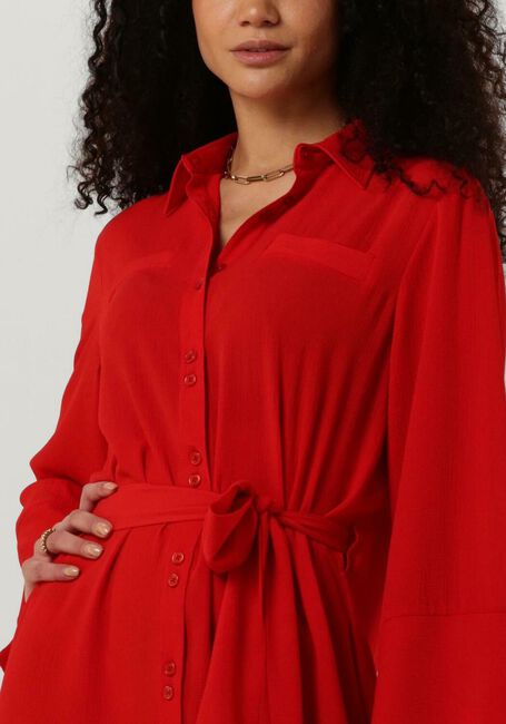 Rode CHPTR-S Midi jurk NECESSITY DRESS - large