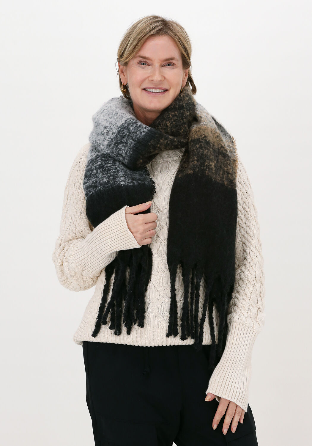 Grijze YEHWANG Sjaal KEEP ME WARM