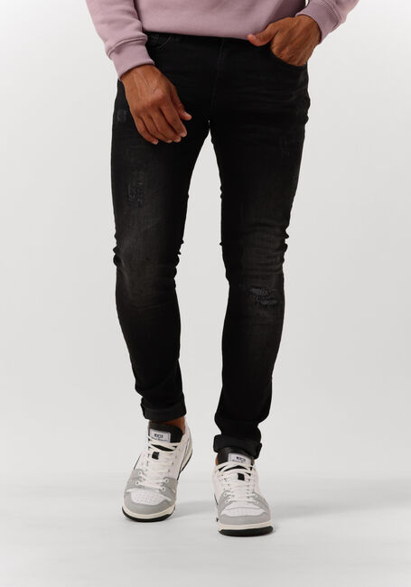 Donkergrijze PUREWHITE Slim fit jeans #THE JONE - SKINNY FIT JEANS WITH SUBTLE DAMAGING SPOTS AND BLACK PAINT SPLASHES - large