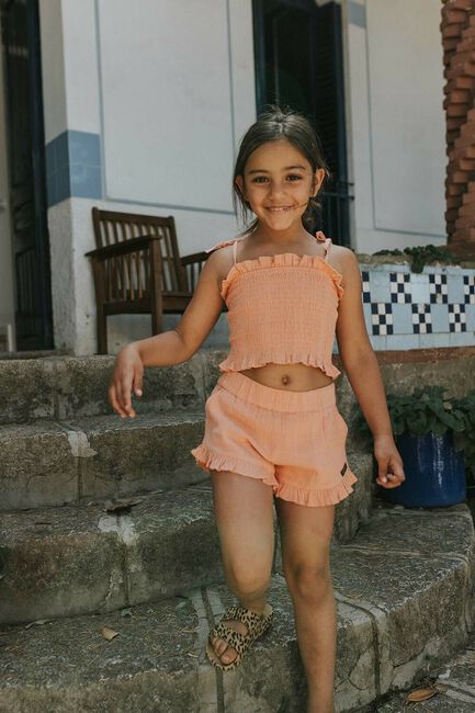 Oranje A MONDAY IN COPENHAGEN Broeken PEARL SHORT - large