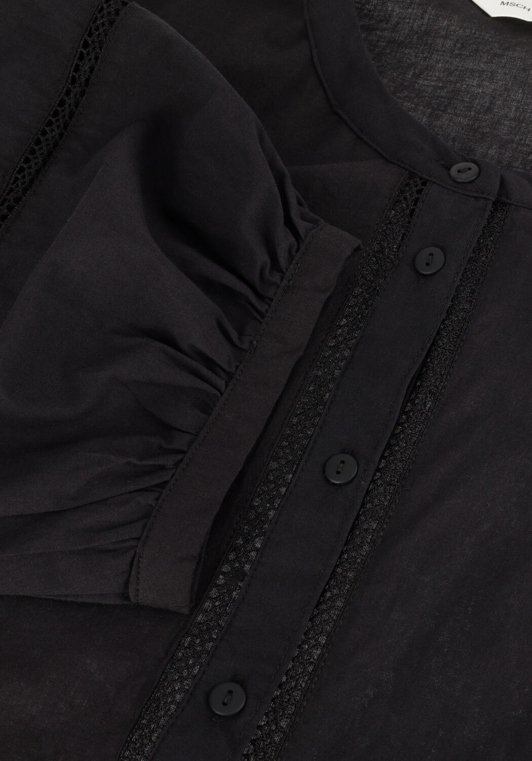 Zwarte MSCH COPENHAGEN Blouses MSCHERENDIA 2/4 SHIT - large