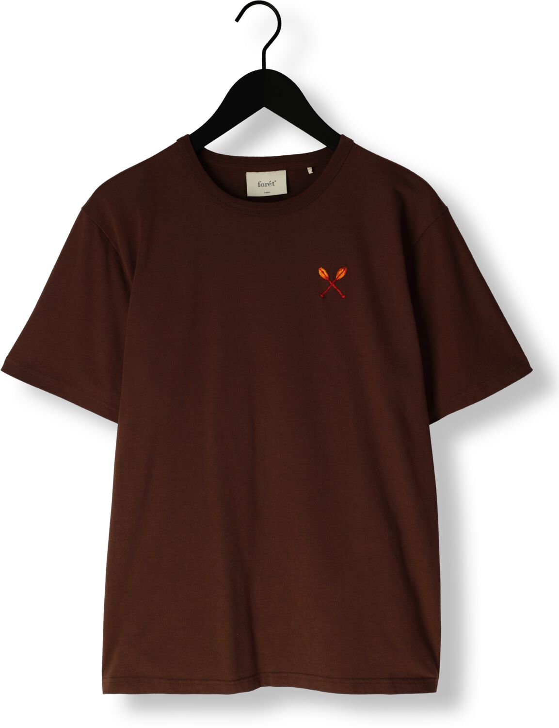 FORÉT Forét Heren Polo's & T-shirts Sail T-shirt Bruin