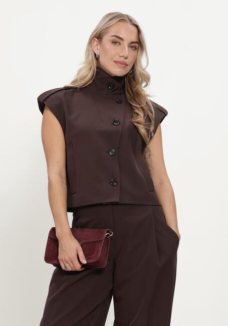 Bruine BRUUNS BAZAAR Gilet RUBYSUSBBLITA WAISTCOAT - large