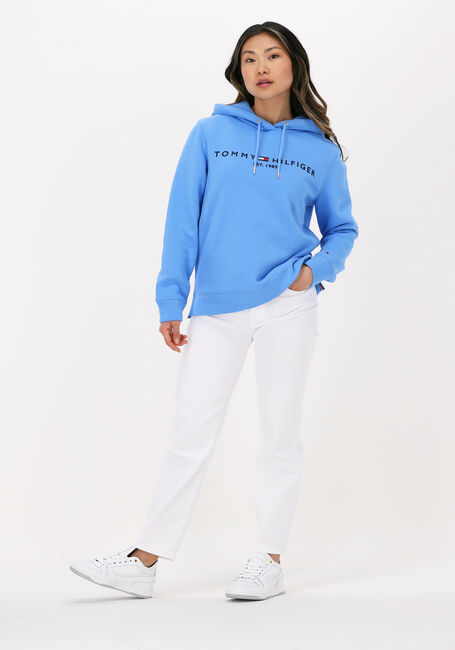 Lichtblauwe TOMMY HILFIGER T-shirt REGULAR HILFIGER C-NK - large