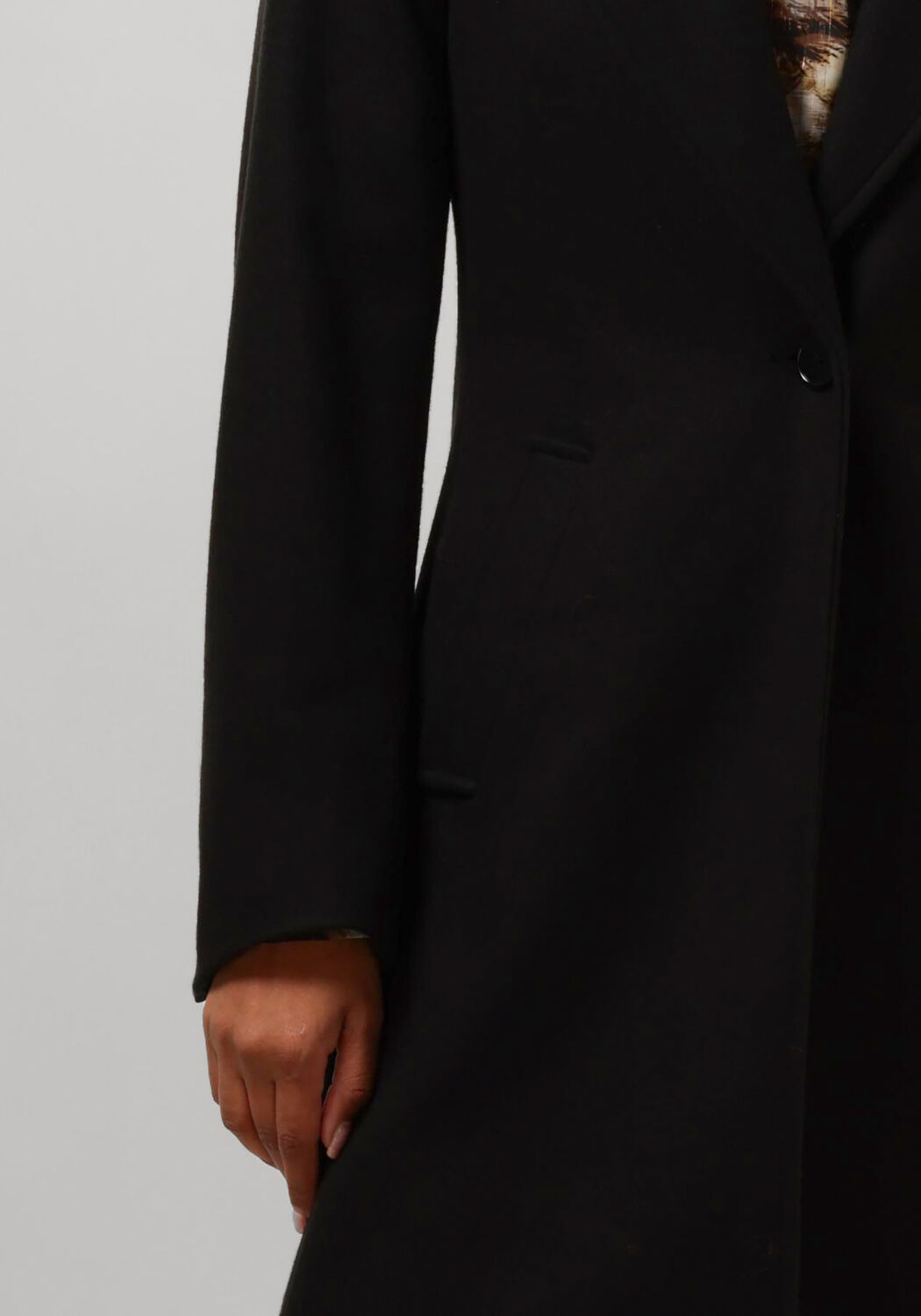 LIU JO Dames Jassen Cappotto Basic Zwart