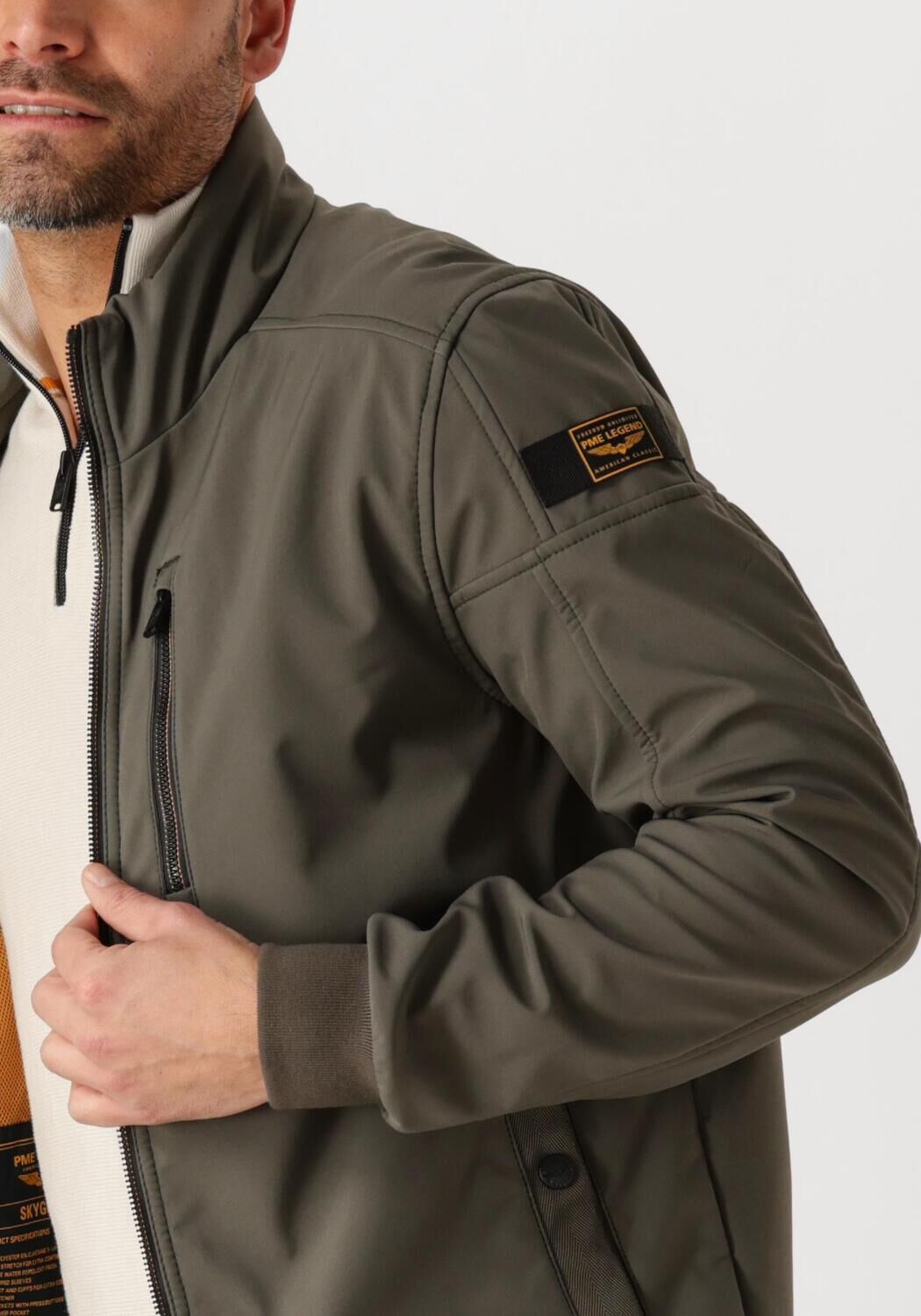 PME LEGEND Heren Jassen Flight Jacket Skyglider 3l Softshell Groen
