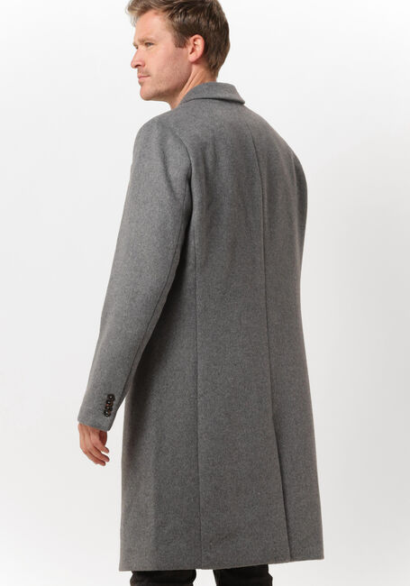 Grijze SCOTCH & SODA Mantel CLASSIC WOOL-BLEND OVERCOAT - large