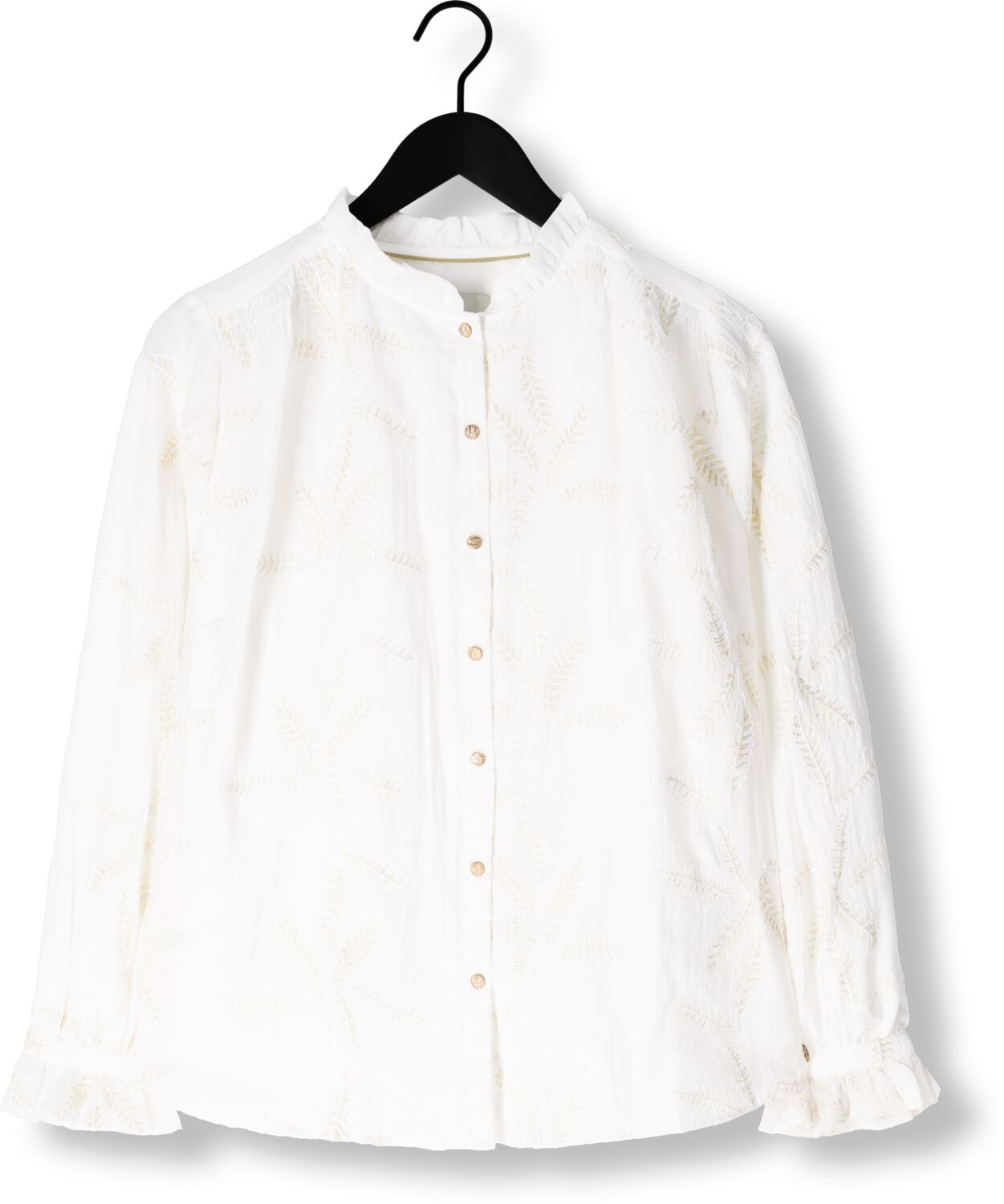 NUKUS Dames Blouses Jenna Blouse Embroidery Wit