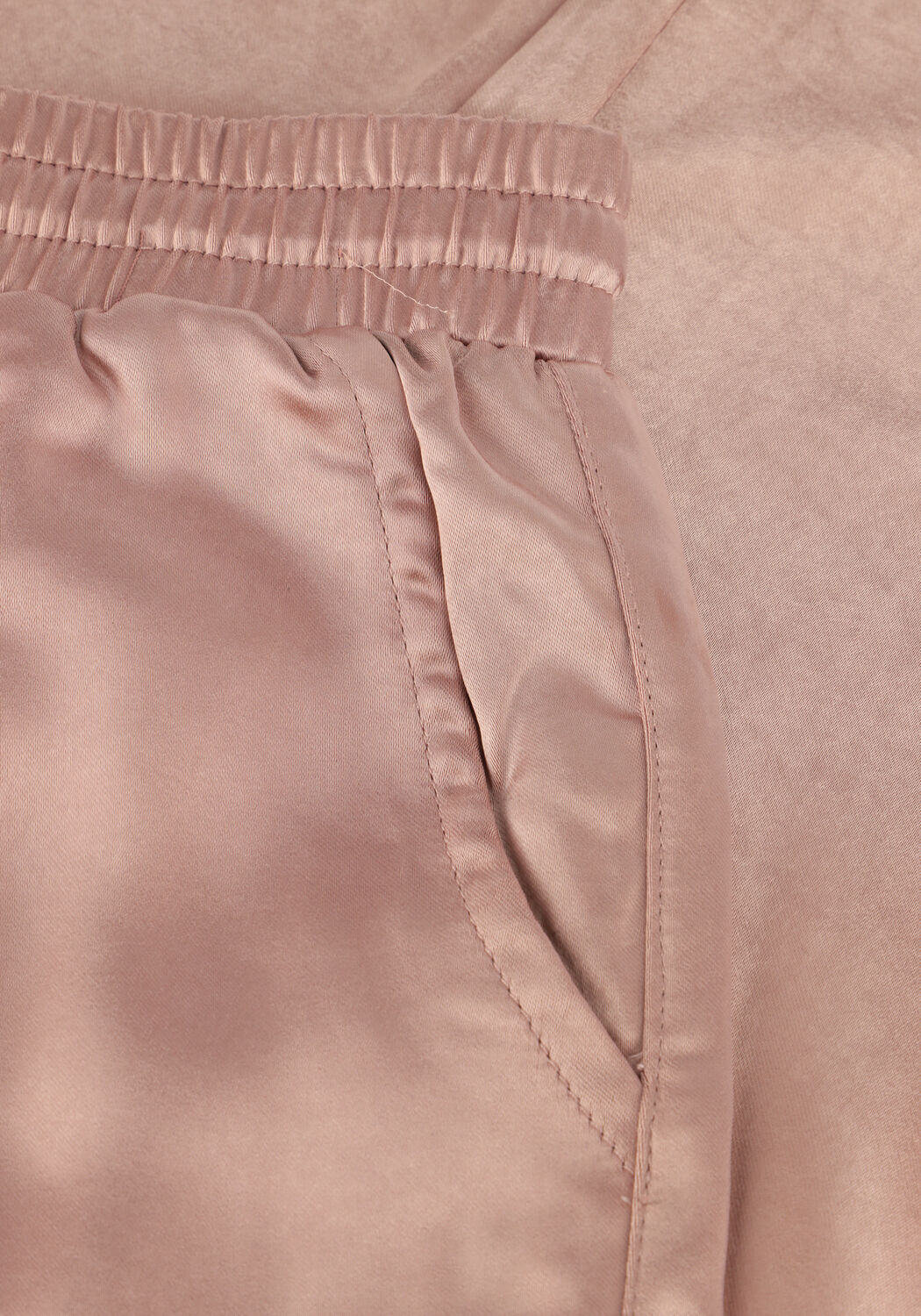 Roze DAILY7 Wijde broek WIDE PANTS SHINY - large