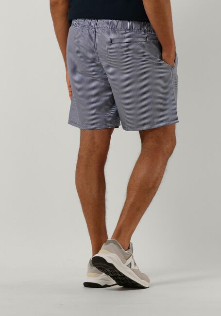 Donkerblauwe SHIWI Zwembroeken MEN SWIMSHORT SKINNY STRIPE - large
