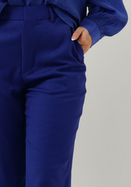 Blauwe SCOTCH & SODA Wijde broek HAILEY - HIGH-RISE STRAIGHT LEG TROUSERS - large