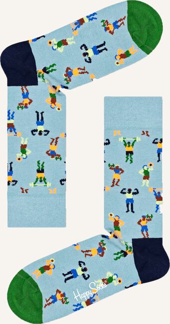 Blauwe HAPPY SOCKS Sokken WORK IT Blauwe HAPPY SOCKS Sokken WORK IT - large