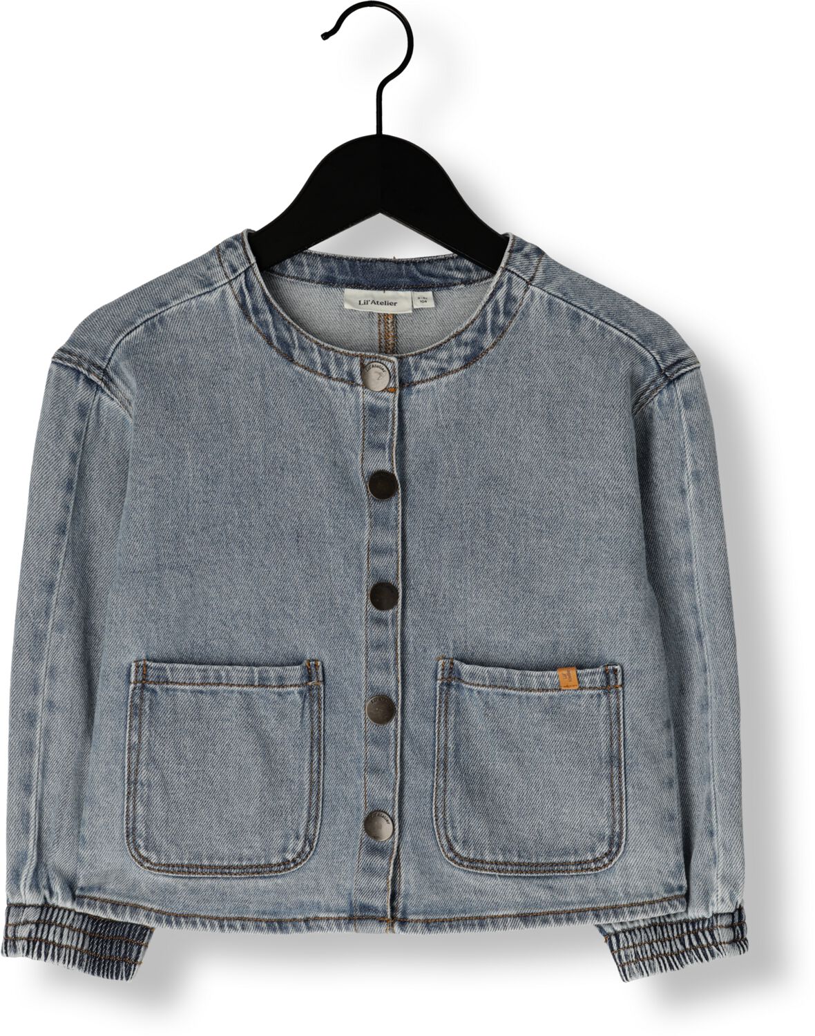 LIL' ATELIER Meisjes Jassen Nmfkarole Ls Dnm Shirt 4016-cj Lil Blauw