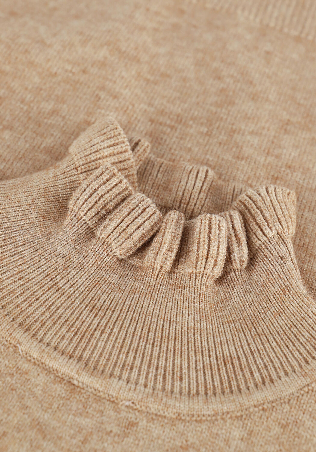 Camel MINUS Trui CECELINE KNIT PULLOVER - large