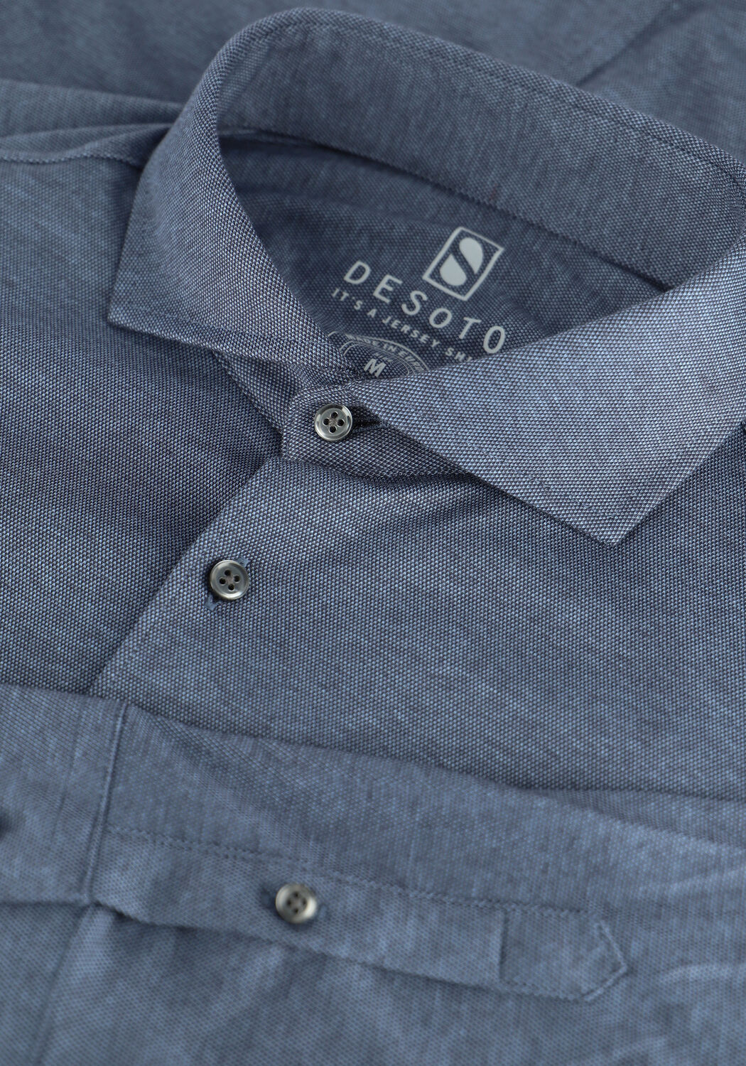 Blauwe DESOTO Casual overhemd NEW HAI 1/1 - large