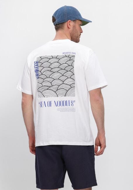 Witte WOODBIRD T-shirt WBBAINE SEA TEE - large