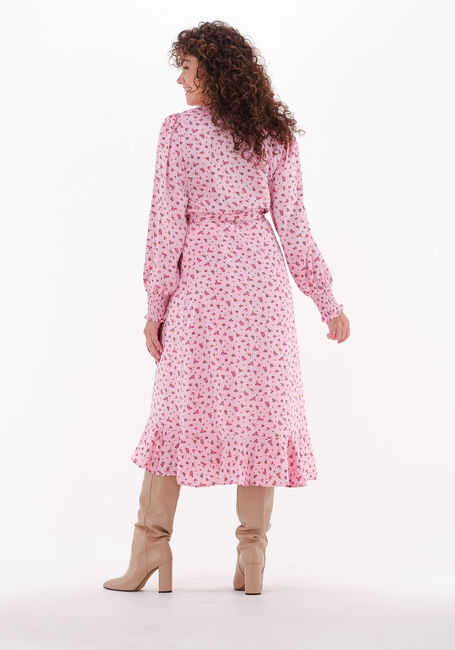 Roze NEO NOIR Midi jurk EVA PRECIOUS ROSE DRESS - large