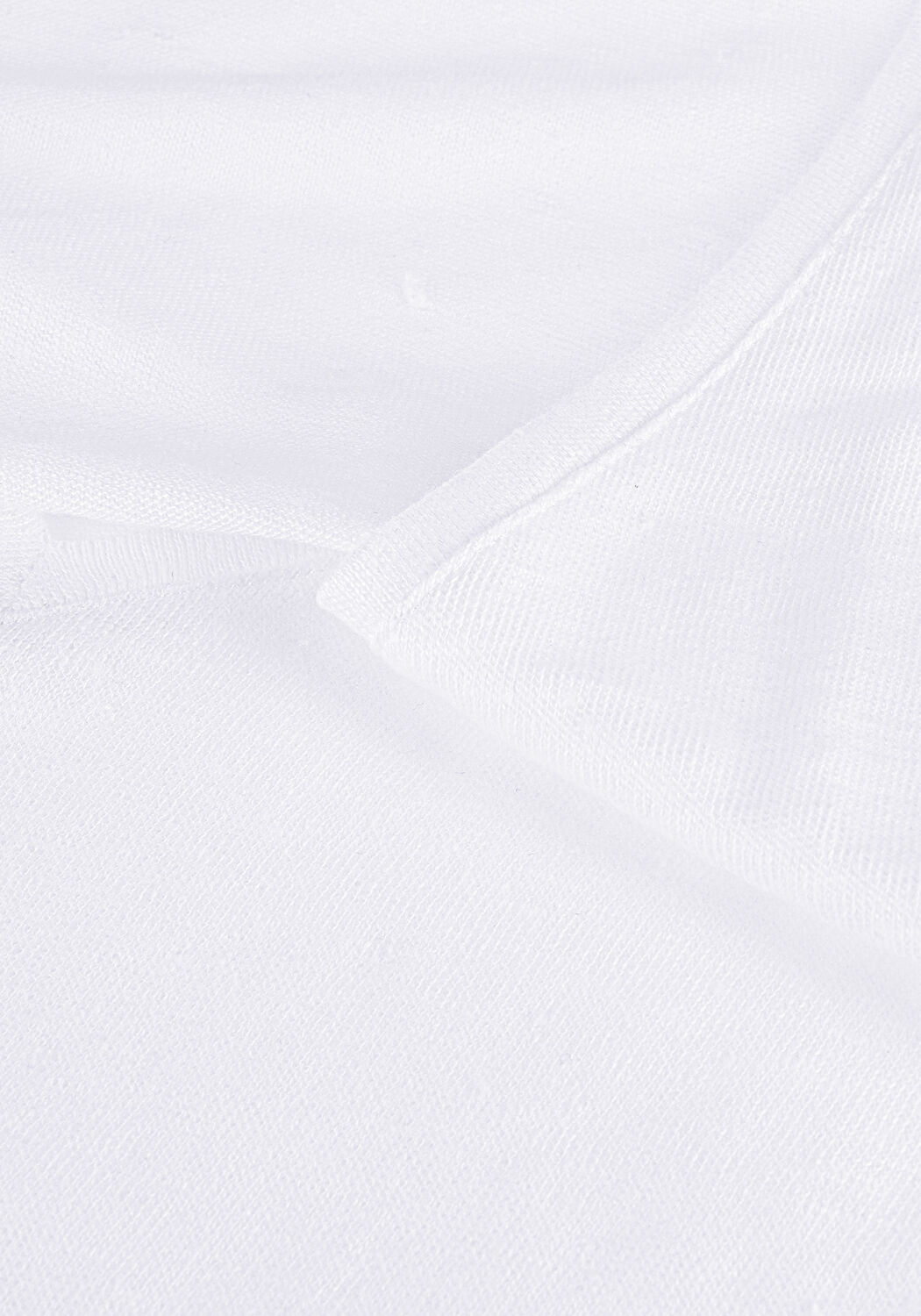 Witte BY-BAR T-shirt MILA LINEN TOP - large