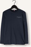 Donkerblauwe TOMMY HILFIGER T-shirt MINI CORP T-SHIRT LS Donkerblauwe TOMMY HILFIGER T-shirt MINI CORP T-SHIRT LS - medium