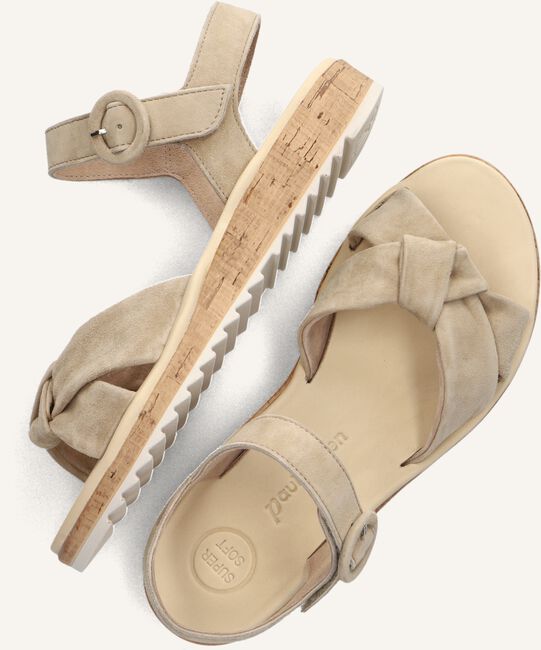 Beige PAUL GREEN Platte sandalen 6105 Beige PAUL GREEN Platte sandalen 6105 - large