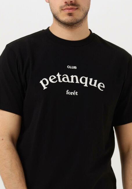Zwarte FORÉT T-shirt PETANQUE - large