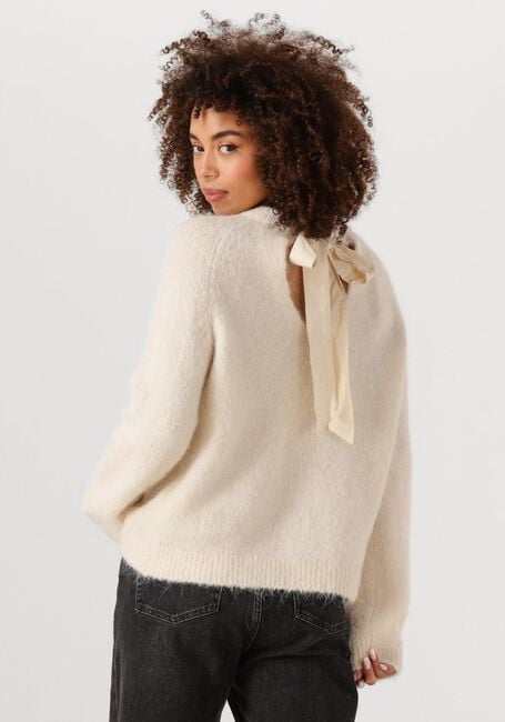 SELECTED WOMEN SLFGABELLA LS KNIT BOW O-NECK - large