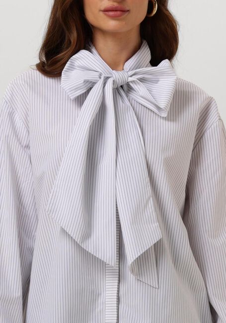 Witte Y.A.S. Blouses YASLOMA LS STRIPE SHIRT - large