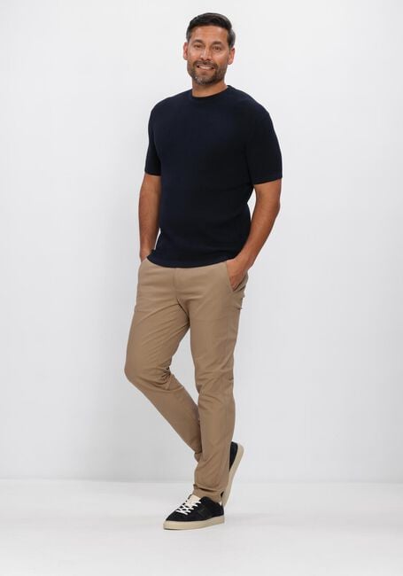 Donkerblauwe GENTILUOMO T-shirt ROUND NECK SS - large