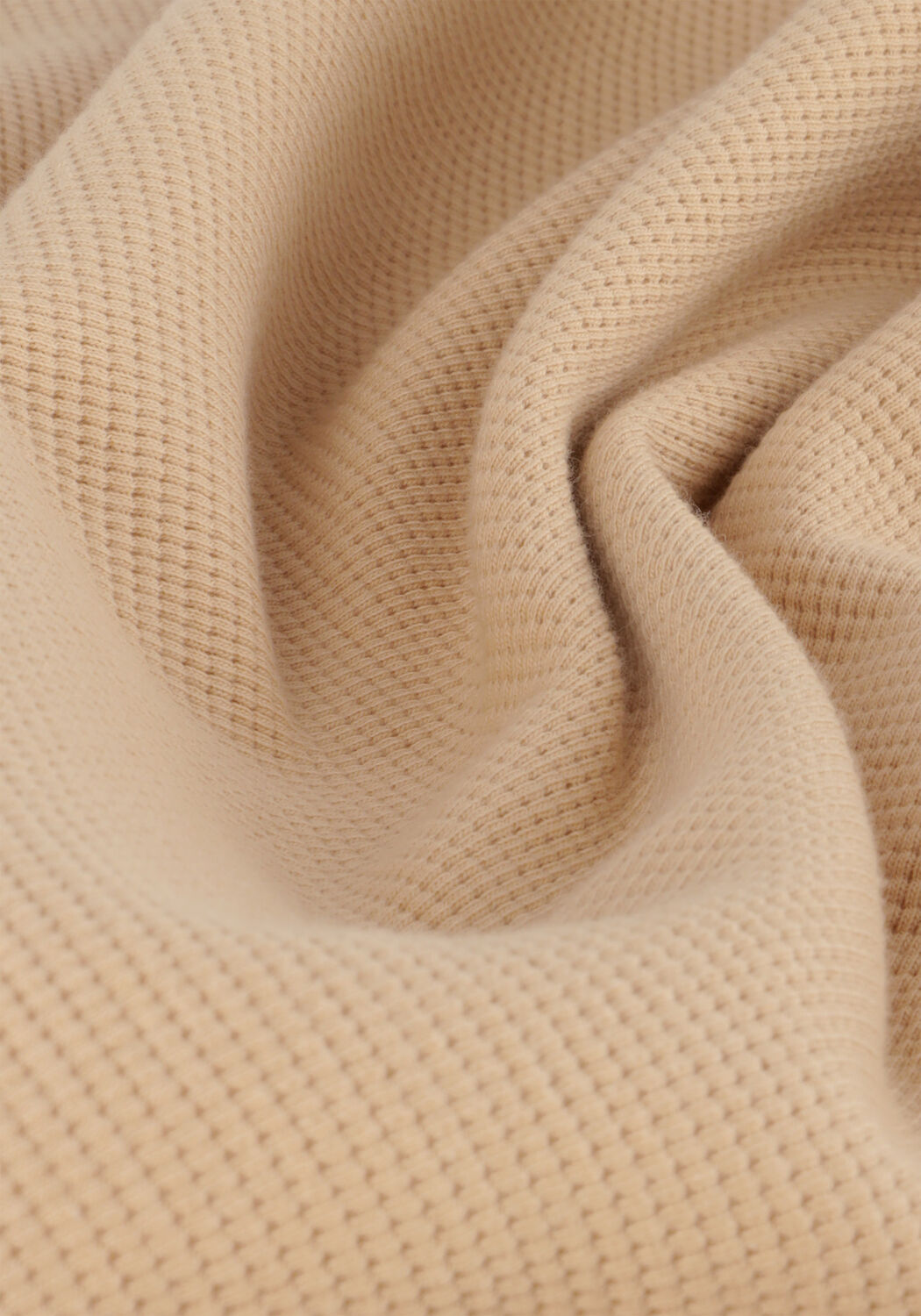 Zand CALVIN KLEIN Trui BADGE WAFFLE LS TEE - large