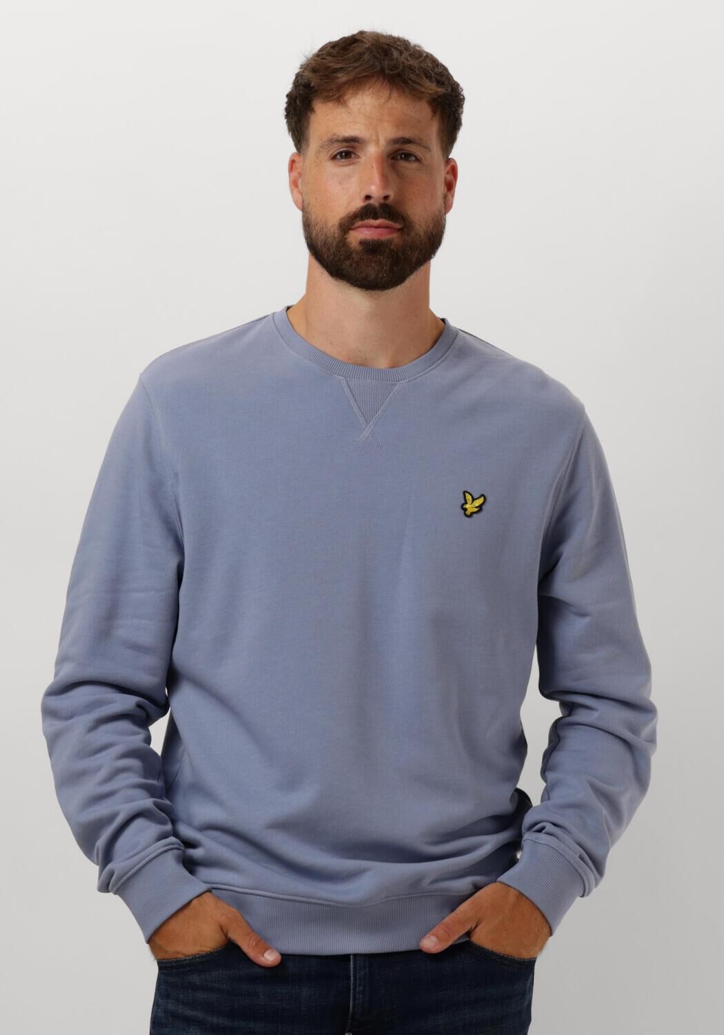 LYLE & SCOTT Heren Truien & Vesten Crew Neck Lichtblauw