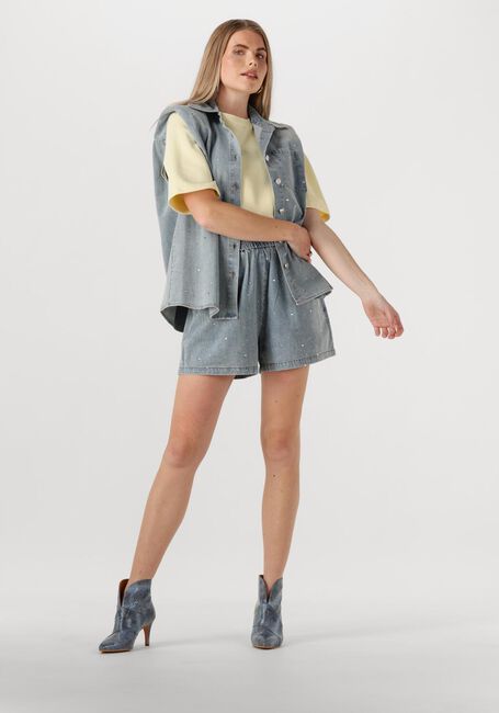 Lichtblauwe STUDIO AMAYA Korte broek SOFIA - large
