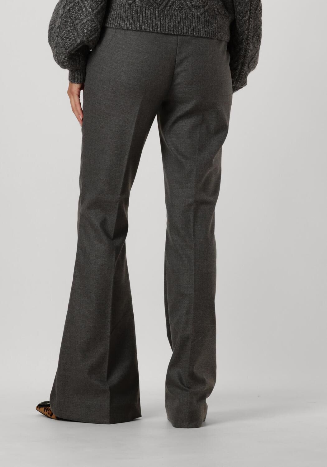 GESTUZ Dames Broeken Paulagz Flared Pants Grijs