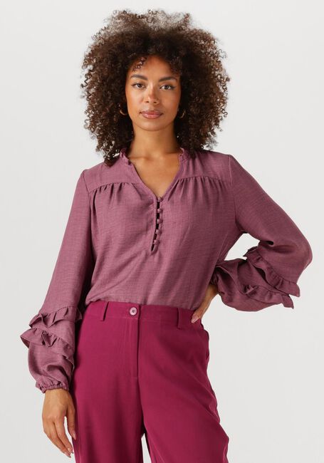 Paarse YDENCE Blouses BLOUSE JACKY - large