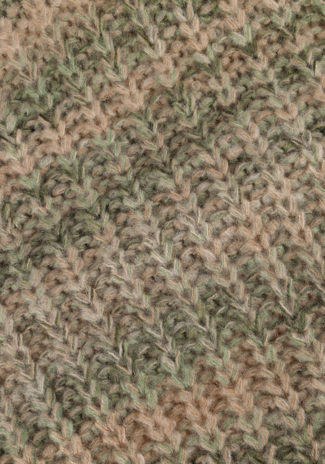 Groene ANOTHER LABEL Trui DYLAN KNITTED PULL L/S - large