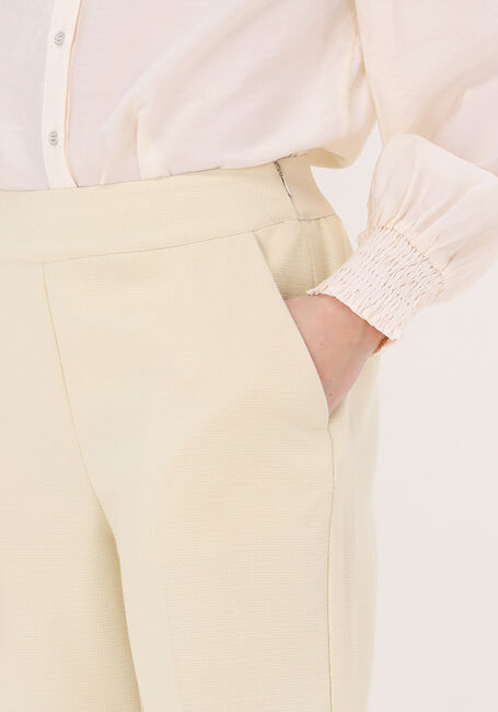 Creme CO'COUTURE Flared broek NITTIE WIDE PANT - large