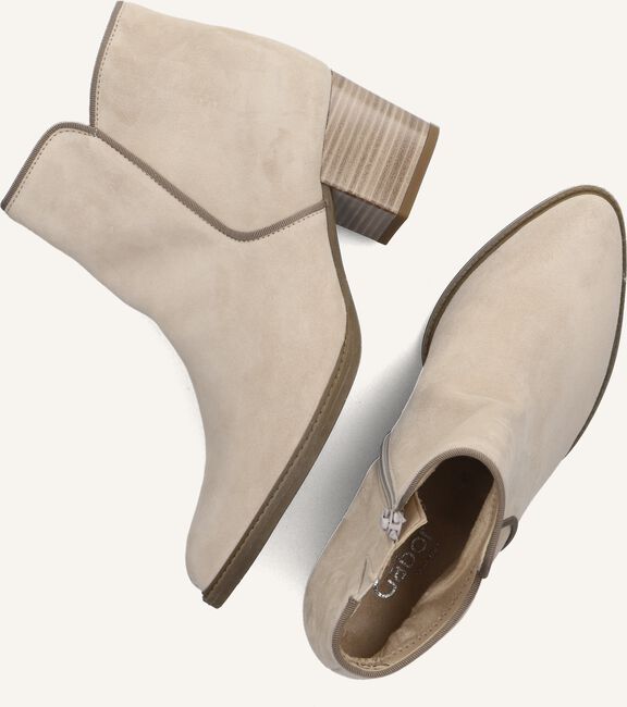 Beige GABOR Enkellaarsjes 990 Beige GABOR Enkellaarsjes 990 - large