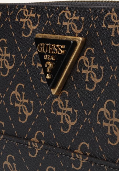 Bruine GUESS Portemonnee CORDELIA LOGO SLG LRG ZIP AROUND Bruine GUESS Portemonnee CORDELIA LOGO SLG LRG ZIP AROUND - large